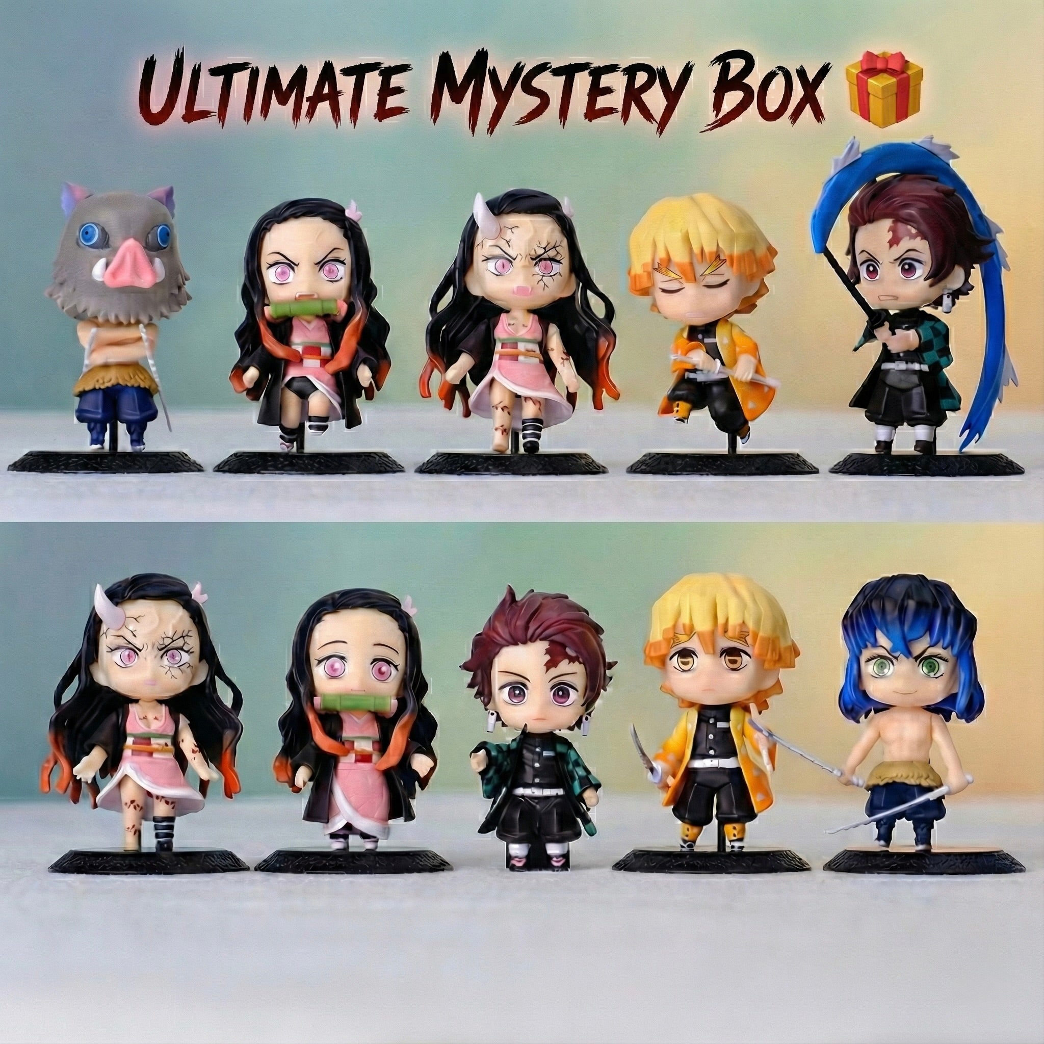 Demon Slayer Ultimate Mystery Box – Random 1 Anime Figure (7–9 cm)