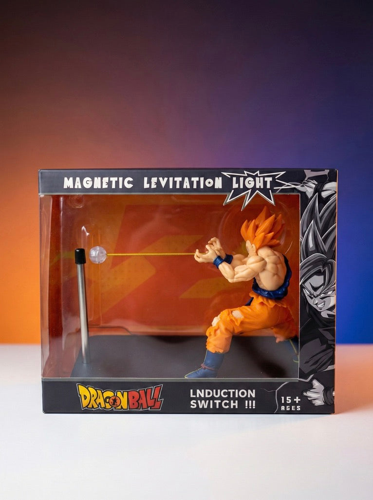 Dragon Ball Z – Super Saiyan Goku Kamehameha Action Figure With LED Light Magnetic Rope & Type-C Charging