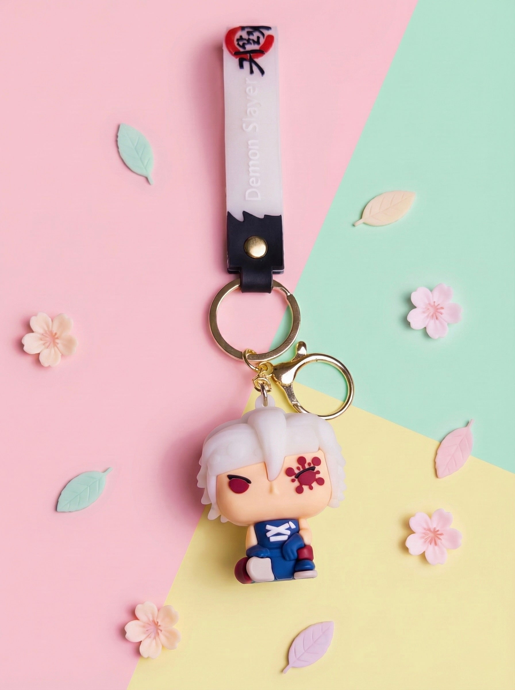 Demon Slayer 3D Silicone Keychain — Action Nook Anime Accessory