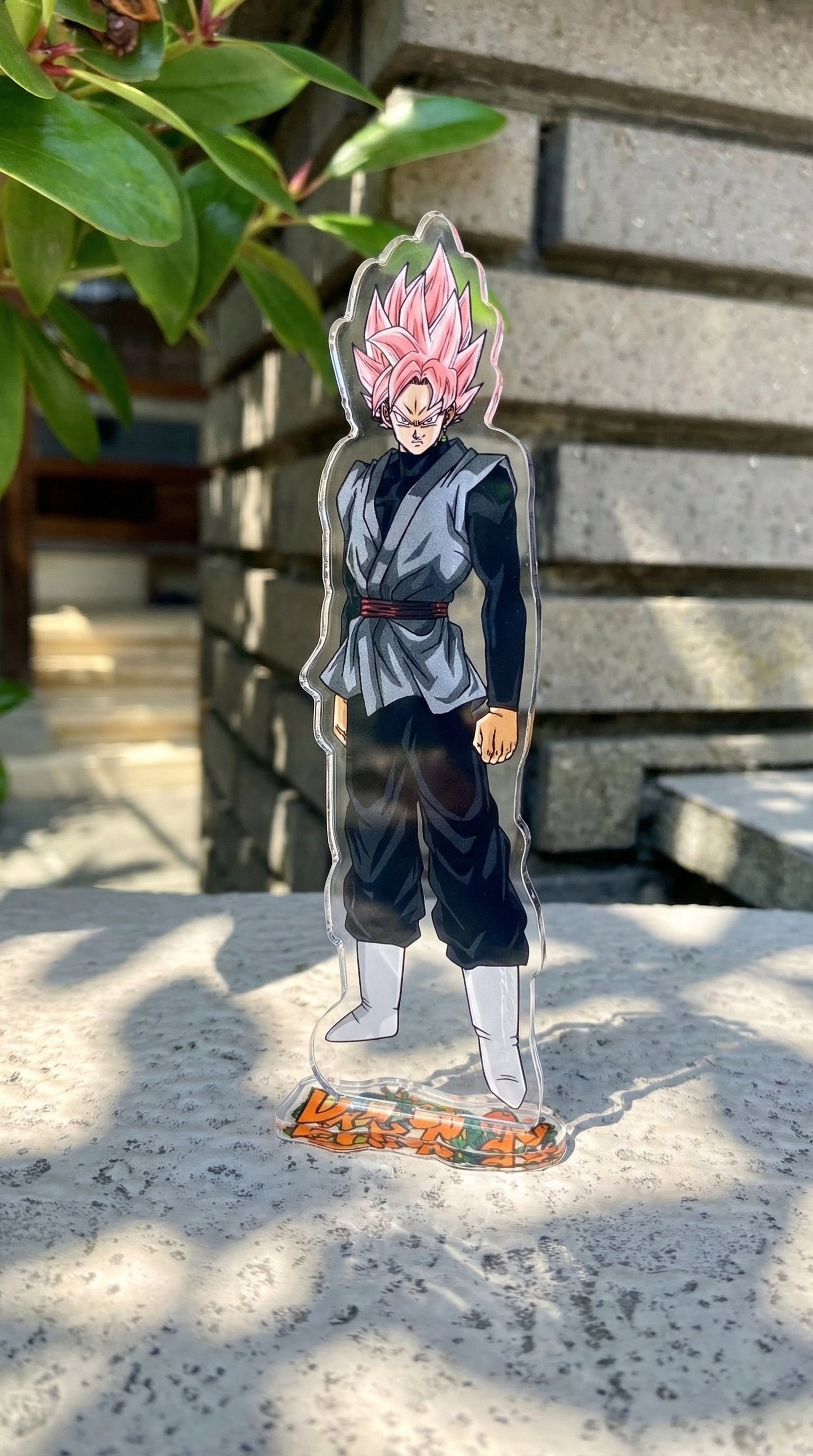 Goku Black Super Saiyan Rose Dragon Ball Super acrylic stand figure 15cm anime collectible