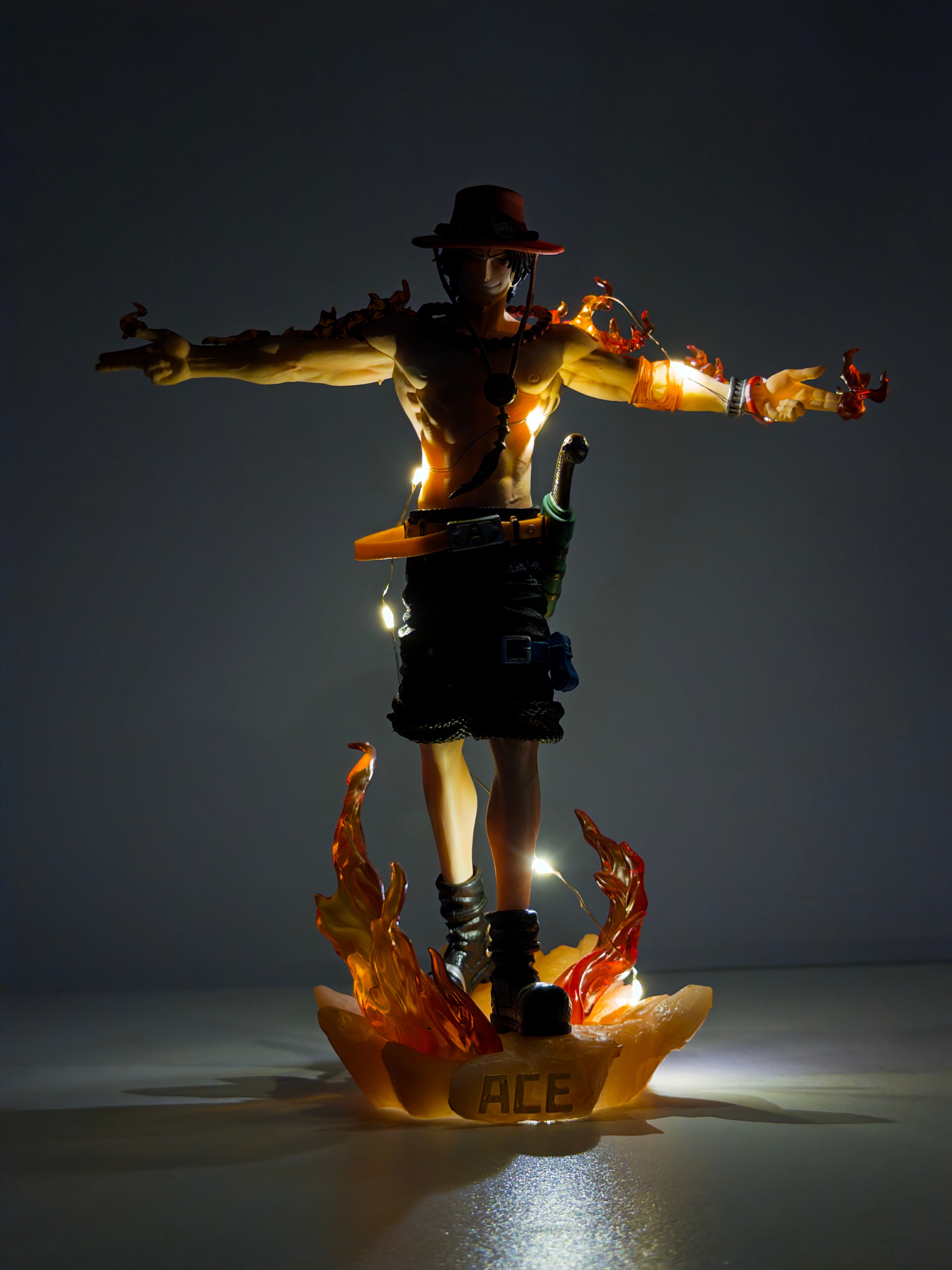 Portgas D Ace LED Action Figure 28cm – Buy Online India @ ₹1249