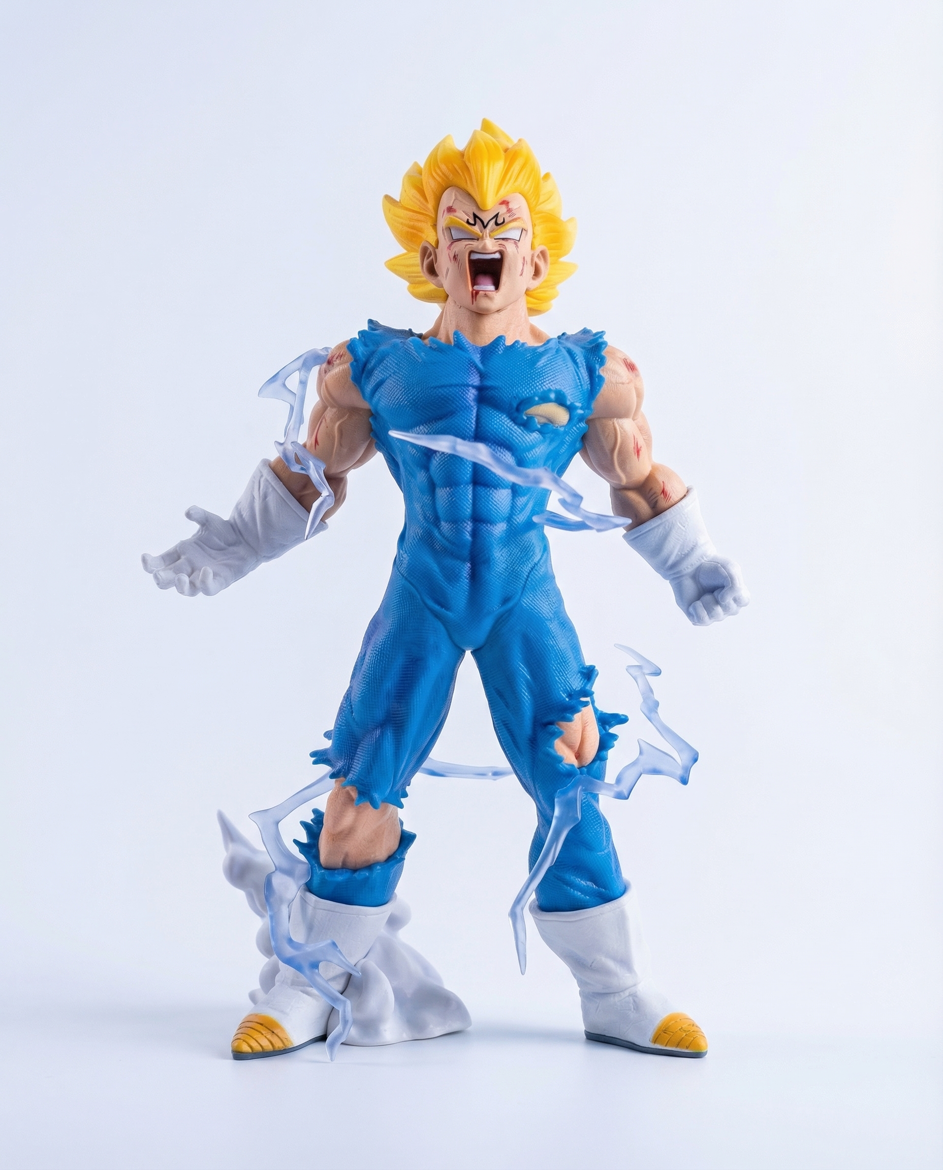 Majin Vegeta Dragon Ball Z action figure with lightning aura – collectible ActionNook India